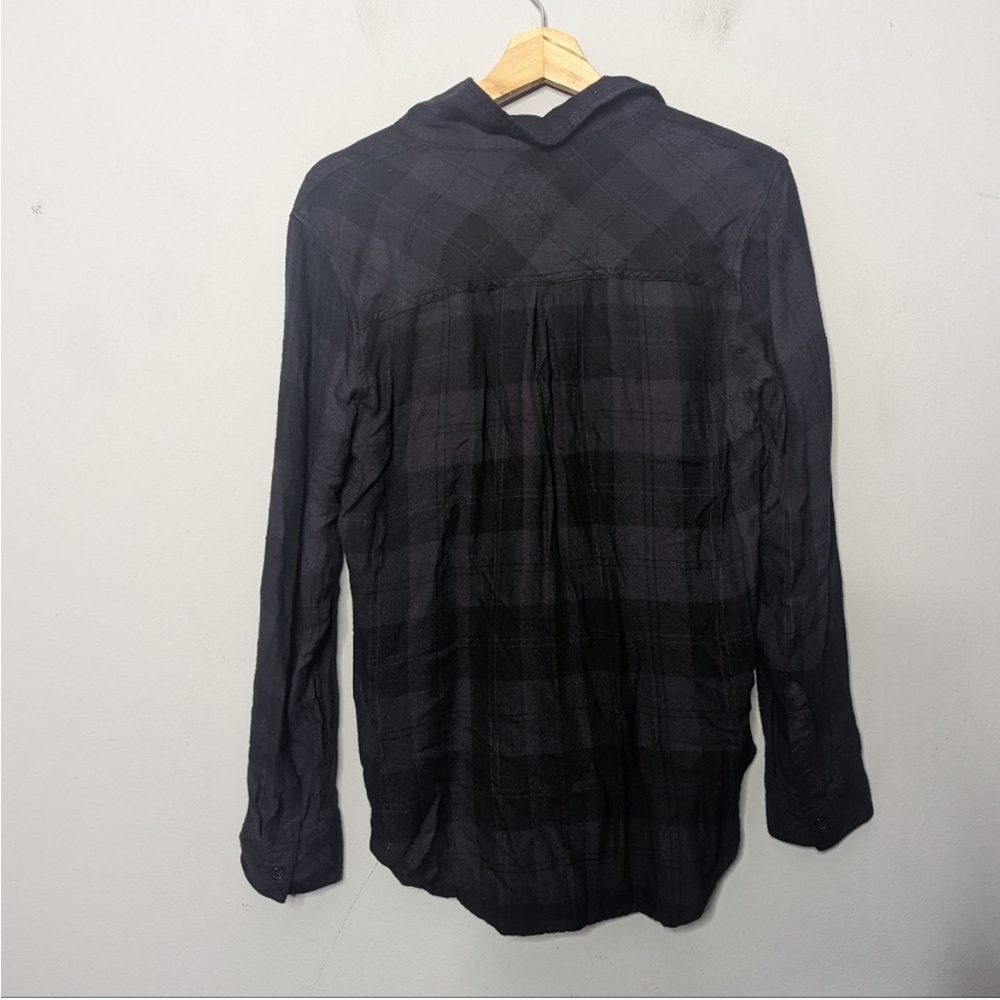 Rails Too Size Medium Black Plaid - image 2